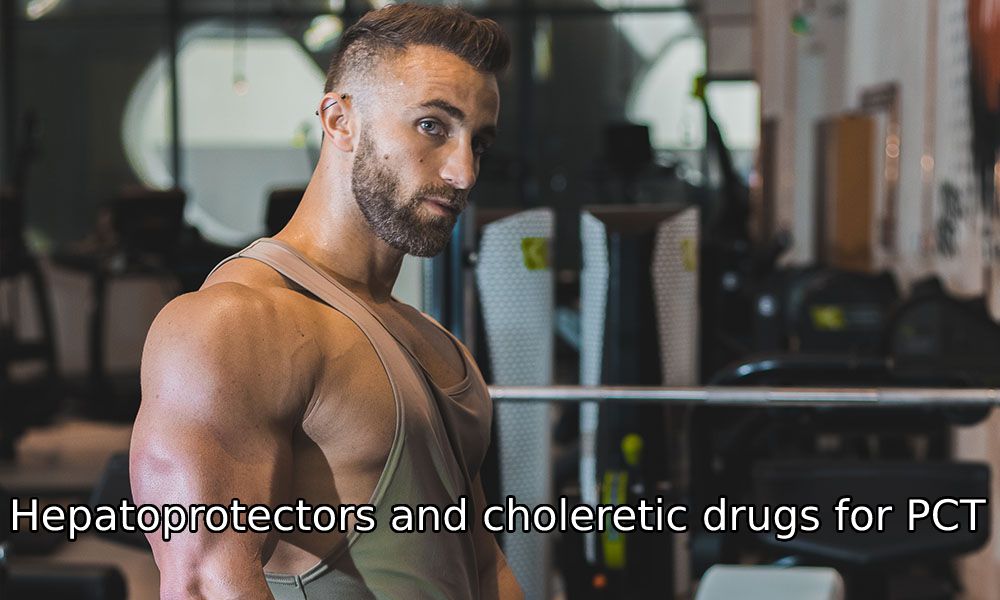 Hepatoprotectors and choleretic drugs for PCT