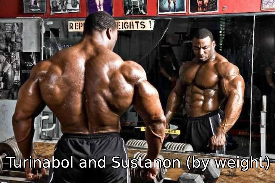 Turinabol and Sustanon (by weight)